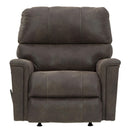  Manufacturer Color_Smoke -- Signature Design by Ashley Navi Rocker Leather Look Recliner IMAGE 4