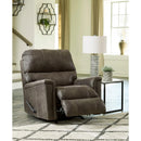  Manufacturer Color_Smoke -- Signature Design by Ashley Navi Rocker Leather Look Recliner IMAGE 8