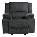  Motion Type_Manual -- Signature Design by Ashley Draycoll Rocker Fabric Recliner IMAGE 3
