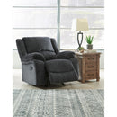  Motion Type_Manual -- Signature Design by Ashley Draycoll Rocker Fabric Recliner IMAGE 8