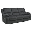  Motion Type_Power Recline -- Signature Design by Ashley Draycoll Reclining Fabric Sofa IMAGE 1