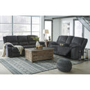  Motion Type_Power Recline -- Signature Design by Ashley Draycoll Reclining Fabric Sofa IMAGE 5