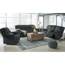  Motion Type_Reclining -- Signature Design by Ashley Draycoll Reclining Fabric Loveseat with Console IMAGE 12
