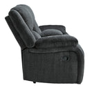  Motion Type_Reclining -- Signature Design by Ashley Draycoll Reclining Fabric Loveseat with Console IMAGE 4
