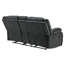  Motion Type_Reclining -- Signature Design by Ashley Draycoll Reclining Fabric Loveseat with Console IMAGE 5