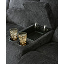  Motion Type_Reclining -- Signature Design by Ashley Draycoll Reclining Fabric Loveseat with Console IMAGE 7