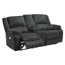  Motion Type_Power Recline -- Draycoll 7650496 Double Reclining Power Loveseat with Console IMAGE 2