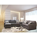  Dynasty Furniture Stationary Fabric Sofa 0907-91 Sofa with Floating Ottoman IMAGE 2