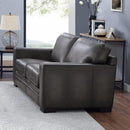  Amax Leather Chatsworth 9927-20-5858 Loveseat - Concord Ash IMAGE 1