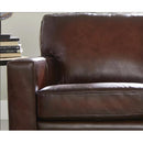  Amax Leather Chatsworth 6627 Sectional - Fairmont Caramel IMAGE 2