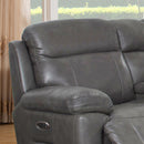  Amax Leather Sydney 6565 Reclining Sectional - Chatham Grey IMAGE 5