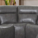  Amax Leather Sydney 6565 Reclining Sectional - Chatham Grey IMAGE 6