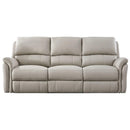  Amax Leather Tyler 6829-30P-2515 Power Reclining Sofa - Berdford Ice IMAGE 1