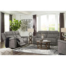  Manufacturer Color_Slate -- Signature Design by Ashley Next Gen DuraPella Power Leather Look Recliner IMAGE 11