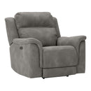  Manufacturer Color_Slate -- Signature Design by Ashley Next Gen DuraPella Power Leather Look Recliner IMAGE 1