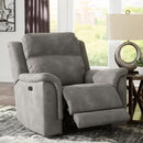  Manufacturer Color_Slate -- Signature Design by Ashley Next Gen DuraPella Power Leather Look Recliner IMAGE 7