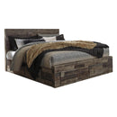  Size_Queen  -- Benchcraft Derekson Panel Bed with Storage IMAGE 1