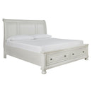  Size_King  -- Robbinsdale B742B8 King Sleigh Bed with Storage IMAGE 1