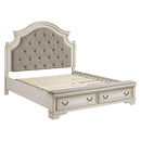  Size_King  -- Realyn B743B20 King Upholstered Storage Bed IMAGE 4