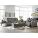  Manufacturer Color_Slate -- Next-Gen DuraPella 2200418 Power Reclining Loveseat with Console and Adjustable Headrest IMAGE 11