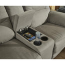  Motion Type_Reclining -- Signature Design by Ashley Next Gen Gaucho Reclining Leather Look Loveseat with Console IMAGE 6