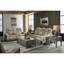 Manufacturer Color_Sand -- Signature Design by Ashley Next Gen DuraPella Power Leather Look Recliner IMAGE 13
