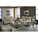  Manufacturer Color_Sand -- Signature Design by Ashley Next Gen DuraPella Power Leather Look Recliner IMAGE 15