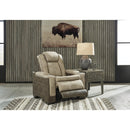  Manufacturer Color_Sand -- Signature Design by Ashley Next Gen DuraPella Power Leather Look Recliner IMAGE 6