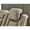  Manufacturer Color_Sand -- Signature Design by Ashley Next Gen DuraPella Power Reclining Leather Look Sofa IMAGE 8