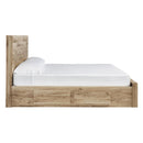  Size_King  -- Signature Design by Ashley Hyanna Panel Bed with Storage IMAGE 3