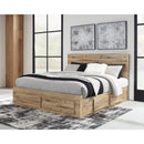  Size_King  -- Signature Design by Ashley Hyanna Panel Bed with Storage IMAGE 5