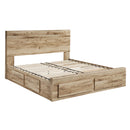  Size_Queen  -- Hyanna B1050B6 Queen Panel Storage Bed with 1 Under Bed Storage Drawer IMAGE 4