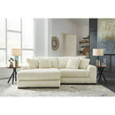  Manufacturer Color_Ivory  -- Signature Design by Ashley Lindyn Fabric 2 pc Sectional IMAGE 2