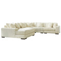  Manufacturer Color_Ivory -- Signature Design by Ashley Lindyn Fabric 5 pc Sectional IMAGE 1