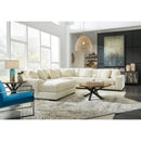  Manufacturer Color_Ivory  -- Signature Design by Ashley Lindyn Fabric 5 pc Sectional IMAGE 4