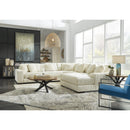  Manufacturer Color_Ivory  -- Signature Design by Ashley Lindyn Fabric 5 pc Sectional IMAGE 4