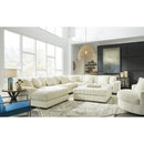  Manufacturer Color_Ivory  -- Signature Design by Ashley Lindyn Fabric Ottoman IMAGE 5