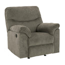  Manufacturer Color_Putty -- Signature Design by Ashley Alphons Rocker Fabric Recliner IMAGE 1