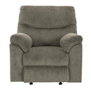  Manufacturer Color_Putty -- Signature Design by Ashley Alphons Rocker Fabric Recliner IMAGE 3