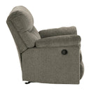  Manufacturer Color_Putty -- Signature Design by Ashley Alphons Rocker Fabric Recliner IMAGE 4