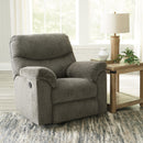  Manufacturer Color_Putty -- Signature Design by Ashley Alphons Rocker Fabric Recliner IMAGE 6