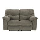  Manufacturer Color_Putty -- Signature Design by Ashley Alphons Reclining Fabric Loveseat IMAGE 3