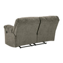  Manufacturer Color_Putty -- Signature Design by Ashley Alphons Reclining Fabric Loveseat IMAGE 5