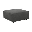  Manufacturer Color_Charcoal  -- Signature Design by Ashley Edenfield Fabric Ottoman IMAGE 1