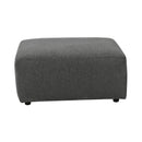  Manufacturer Color_Charcoal  -- Signature Design by Ashley Edenfield Fabric Ottoman IMAGE 2