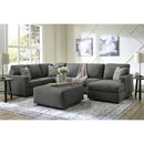  Manufacturer Color_Charcoal  -- Signature Design by Ashley Edenfield Fabric Ottoman IMAGE 7