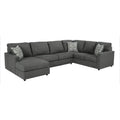  Manufacturer Color_Charcoal -- Signature Design by Ashley Edenfield Fabric 3 pc Sectional IMAGE 1