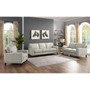  Amax Leather Harper 6982-20-2515 Loveseat - Bedford Ice IMAGE 4