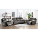  Amax Leather Sydney 6565 Power Reclining Zero Gravity Sofa - Chatham Grey IMAGE 5