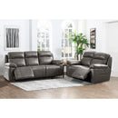  Amax Leather Sydney 6565-20P3Z-2131A Power Reclining Zero Grav. Loveseat - Chatham Grey IMAGE 4